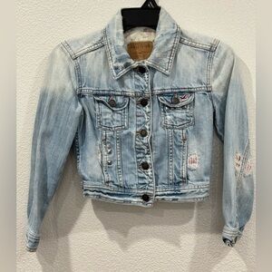 Hollister Jean Jacket Size SX